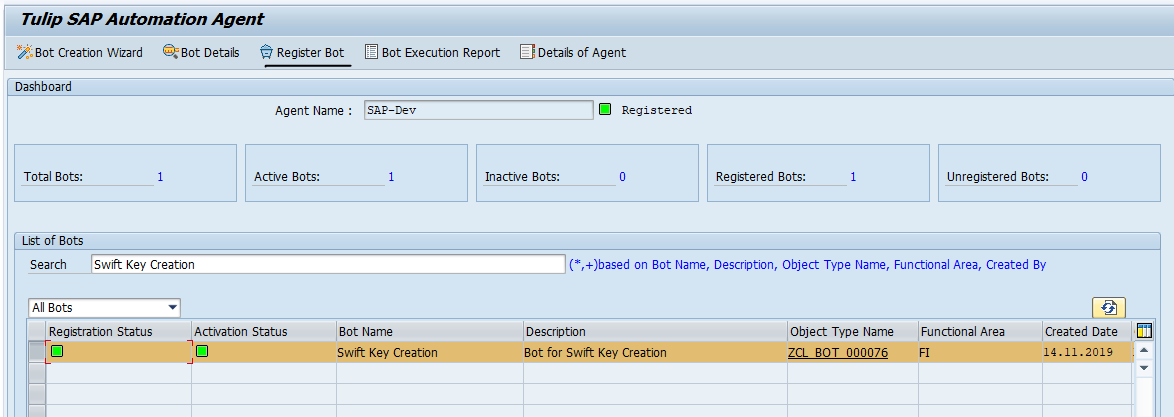 Registering Bot
